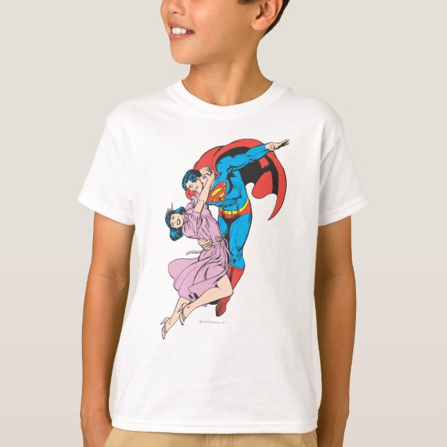 Camiseta Superman y Lois en rosa (Anverso)