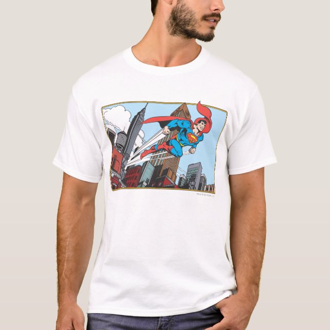 Camiseta Superman y rascacielos (Anverso)