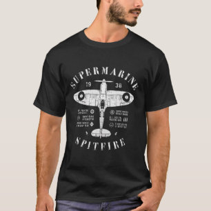 Camiseta Supermarino Spitfire Raf Segundo Luchador de la Gu