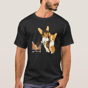 Camiseta Supermercado Corgi Perro Compras Dueño de Perro Ca