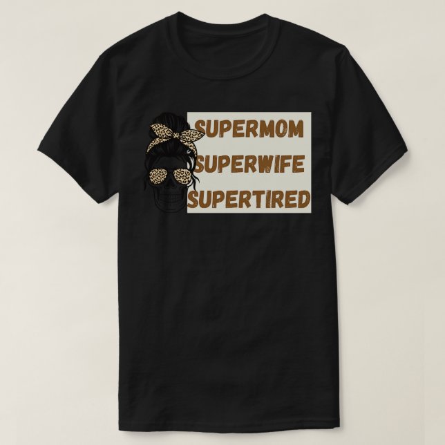 Camiseta SuperMom (Diseño del anverso)