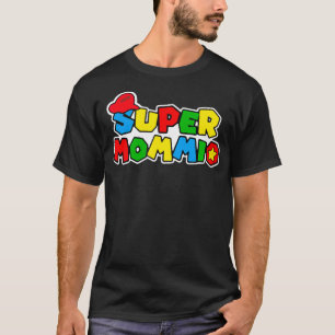 Camiseta SuperMommio Funny Mom Mamá Madre Juego de video Lo