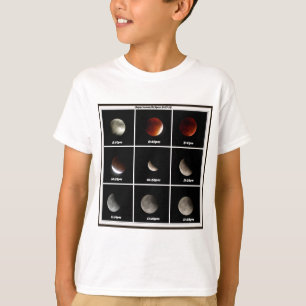 Camiseta Supermoon y eclipse