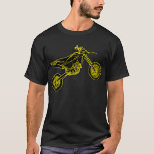 Camiseta Supermoto amarillo
