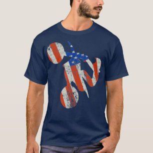 Camiseta Supermoto America Flag Supercross Riding