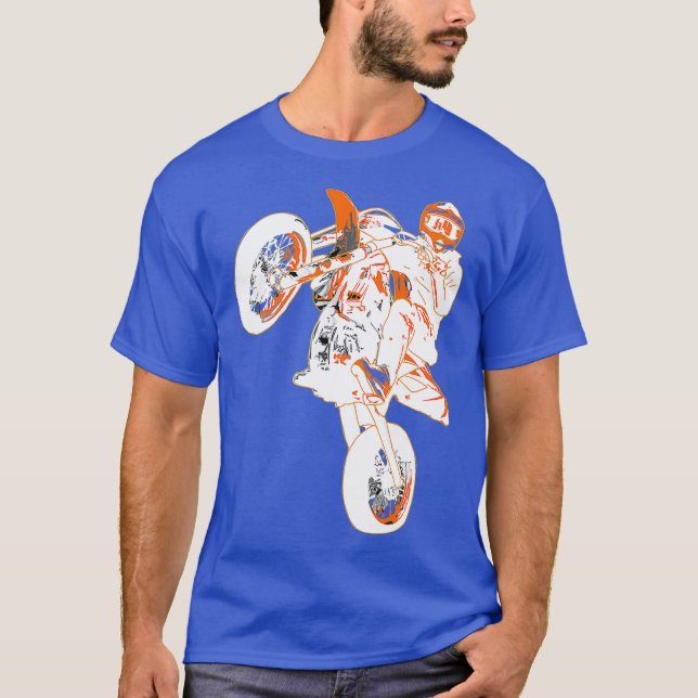 Camiseta Supermoto Enduro Motocross Rider Racing (Anverso)