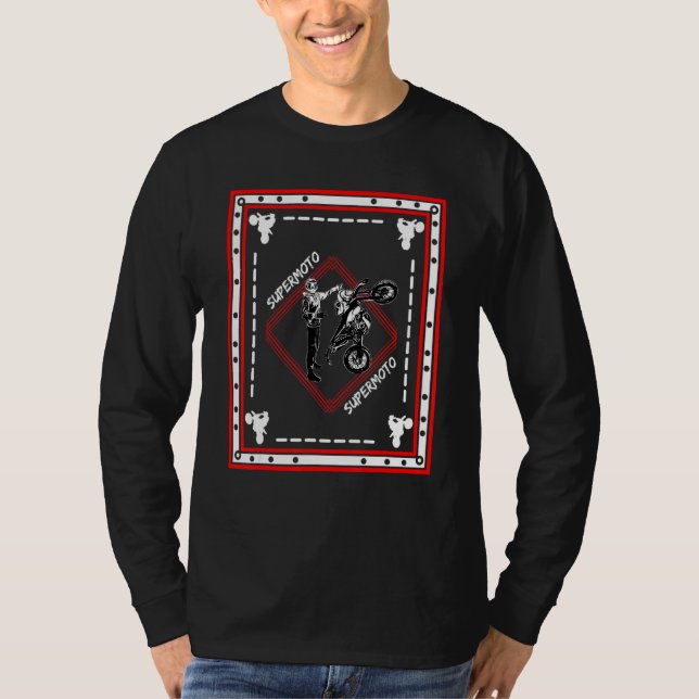 Camiseta Supermoto Supermotaro Supermoto E (Anverso)