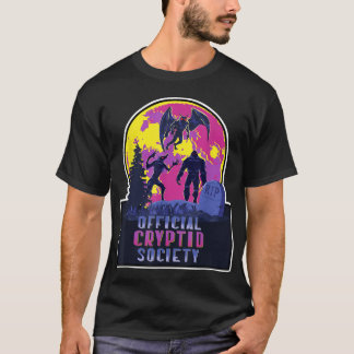 Camiseta Supernatural Cryptid Group Wolfman Bigfoot Mothman
