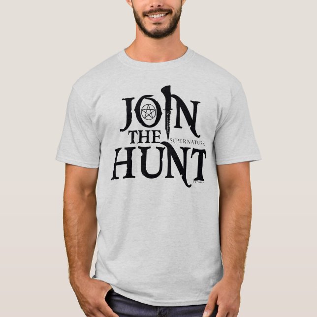 Camiseta Supernatural "Únete a la caza" (Anverso)