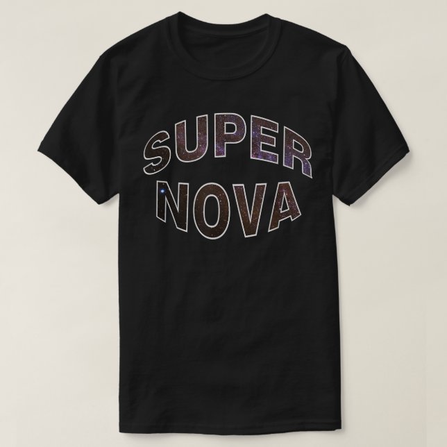Camiseta Supernova para viajeros espaciales (Diseño del anverso)
