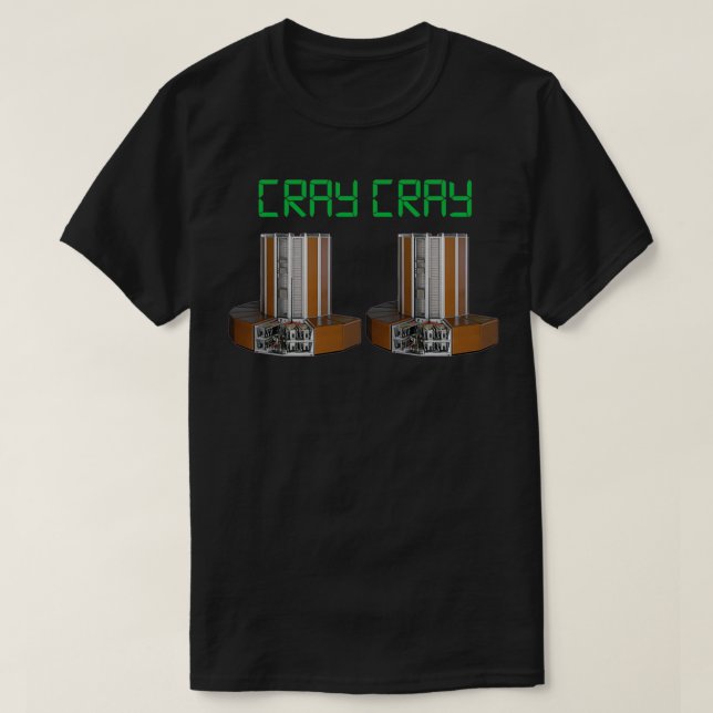Camiseta Superordenador Cray Cray1 (Diseño del anverso)