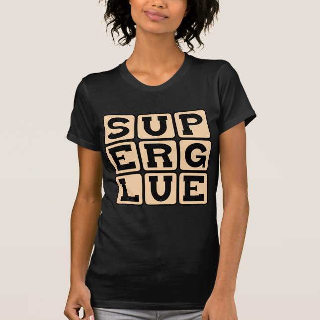 Camiseta Superpegamento, Adhesivo Maravilla (Anverso)