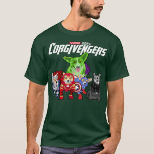 Camiseta Superperros Corgivengers Ensamblan Perro Cute Corg