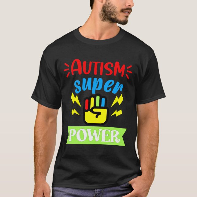 Camiseta Superpoder del autismo (Anverso)