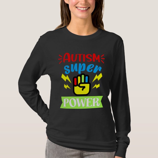 Camiseta Superpoder del autismo (Anverso)