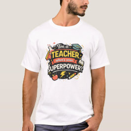 Camiseta Superpoder del Profesor Regalo Divertido