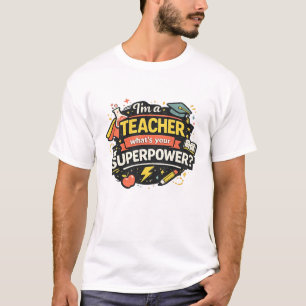 Camiseta Superpoder del Profesor Regalo Divertido