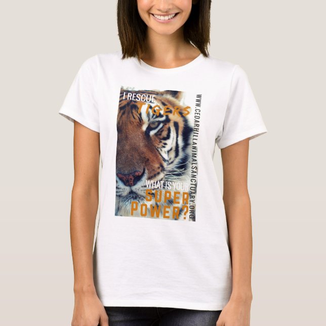 Camiseta Superpoder del tigre (Anverso)
