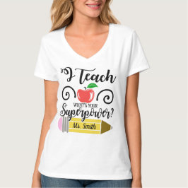 Camiseta Superpoder docente
