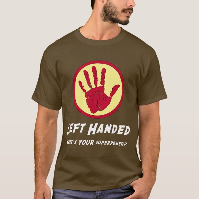 Camiseta Superpoder zurdo (Anverso)