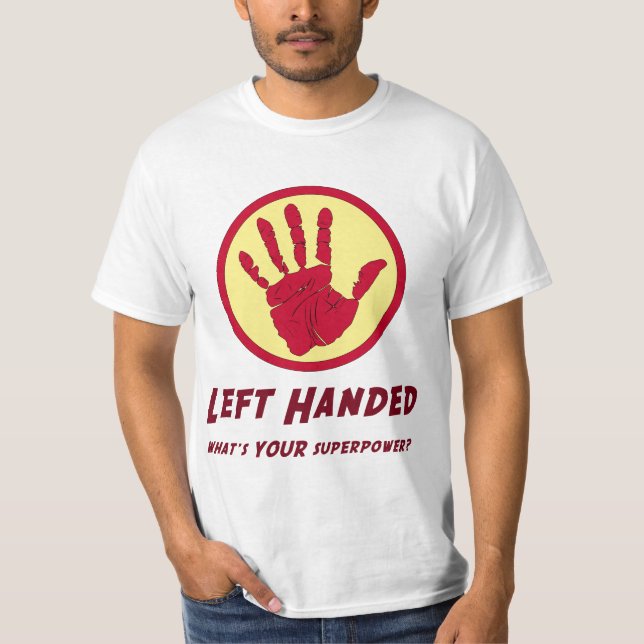 Camiseta Superpoder zurdo (Anverso)