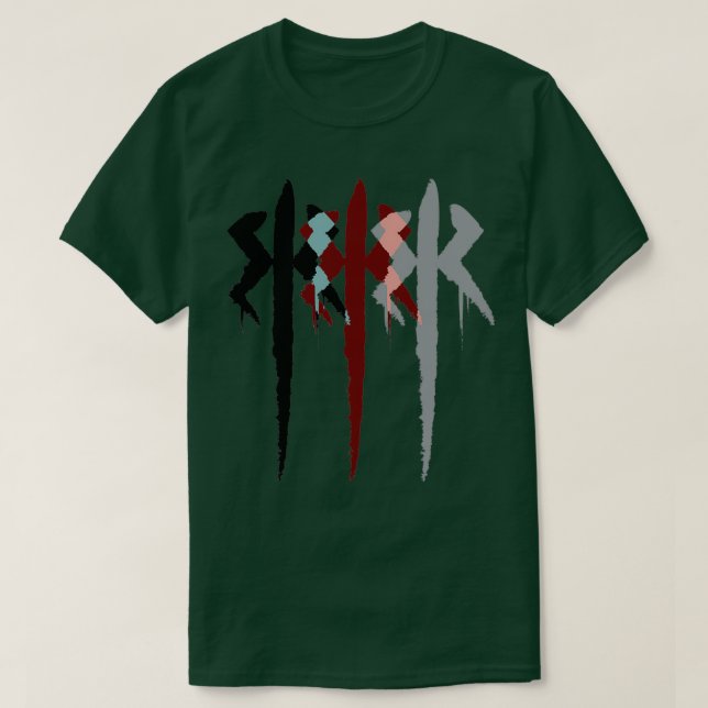 Camiseta Superposición de la rabia de Berserkers (Diseño del anverso)