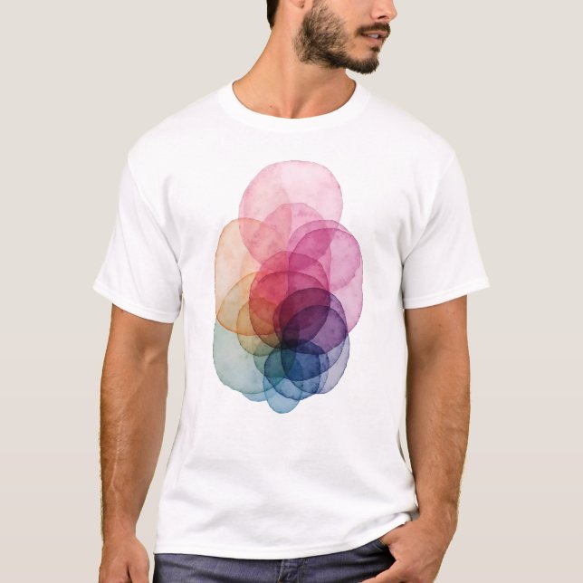 Camiseta Superposición vívida V01 (Anverso)