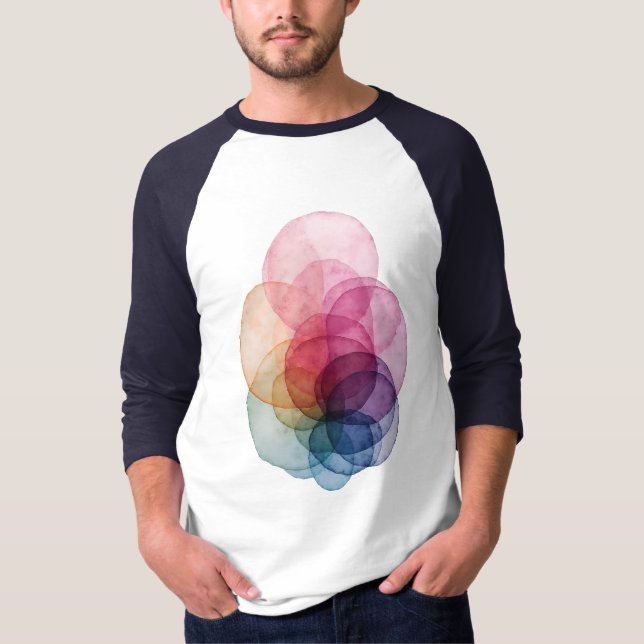 Camiseta Superposición vívida V01 (Anverso)