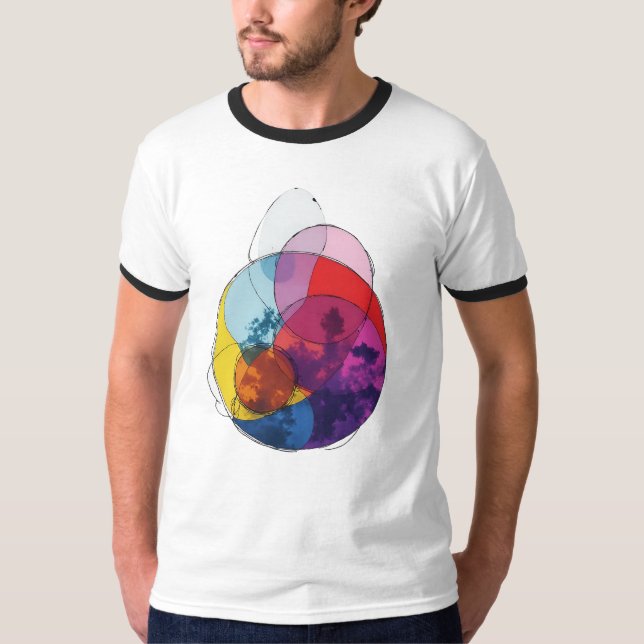 Camiseta Superposición vívida V03 (Anverso)