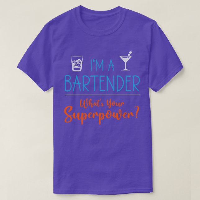 Camiseta Superpotencia de barman 1 (Diseño del anverso)