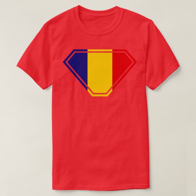 Camiseta Superpotencia de Rumania (Diseño del anverso)