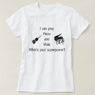 Camiseta Superpotencia del piano y de la viola