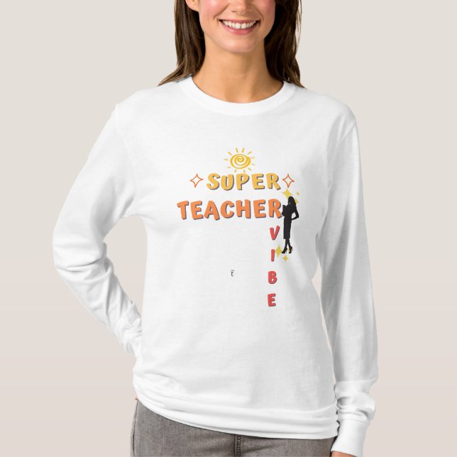 Camiseta Superprofesor Vibe Longsleeve (Anverso)
