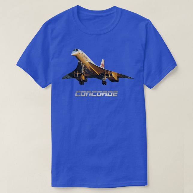 Camiseta Supersonic Jet Concorde 216 (Diseño del anverso)