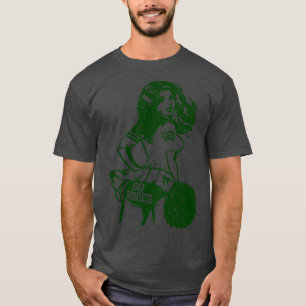Camiseta Supersónica retro animadora del baloncesto