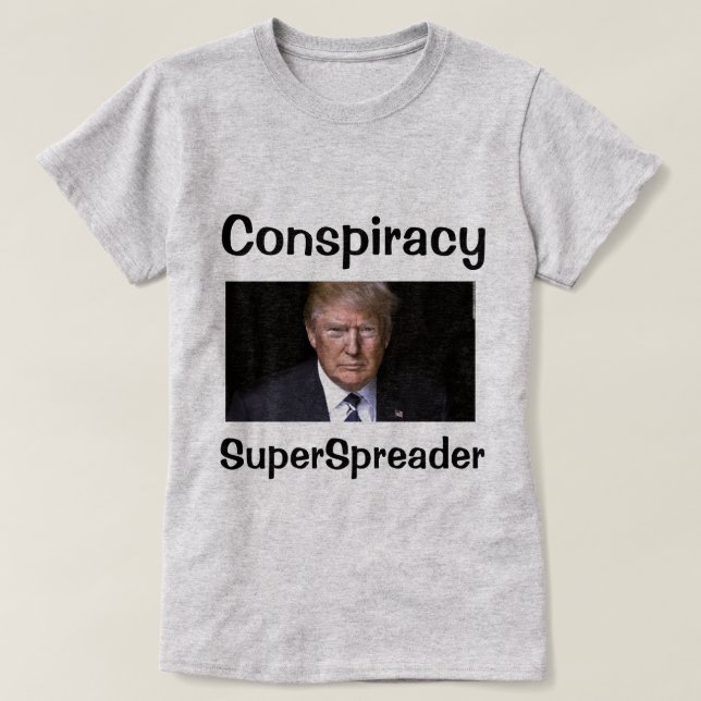 Camiseta SuperSpreader de Conspiración (Diseño del anverso)