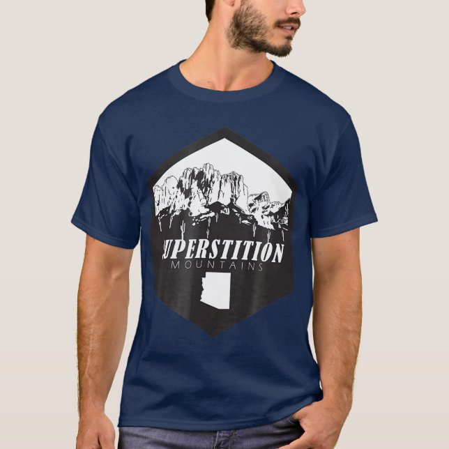 Camiseta Superstición Montaña ARIZONA Senderismo (Anverso)