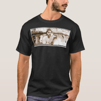 Camiseta Supertramp manzana vegetariana orgánica en el arte