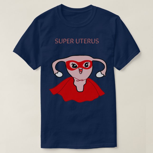 Camiseta Superútero (Diseño del anverso)