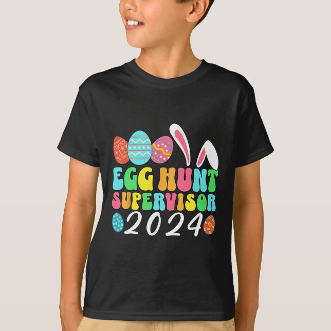 Camiseta Supervisor de búsqueda de huevos Supervisor de bús (Anverso)