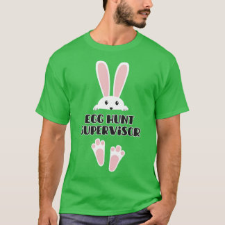 Camiseta Supervisor de caza de huevos de Pascua 8