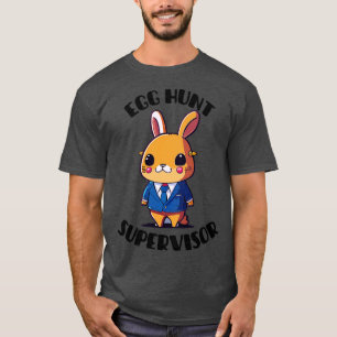 Camiseta Supervisor de caza de huevos en Pascua