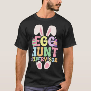 Camiseta Supervisor de caza de huevos Retro Fiesta de caza 
