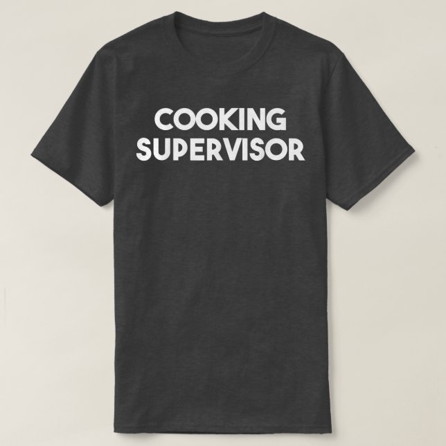 Camiseta Supervisor de cocina (Diseño del anverso)