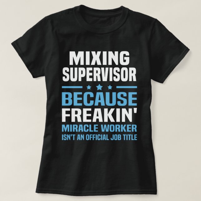 Camiseta Supervisor de combinación (Diseño del anverso)