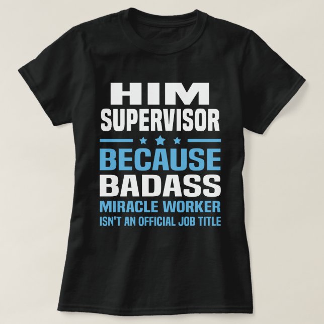 Camiseta Supervisor de HIM (Diseño del anverso)