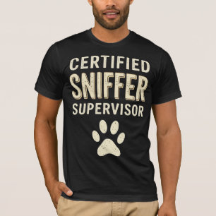 Camiseta Supervisor de husmeo certificado