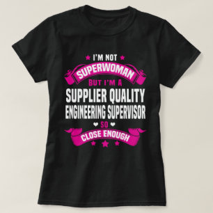 Camiseta Supervisor de ingeniería de calidad de proveedor