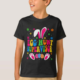 Camiseta Supervisor De La Caza De Huevos Y Escuadrón De Caz