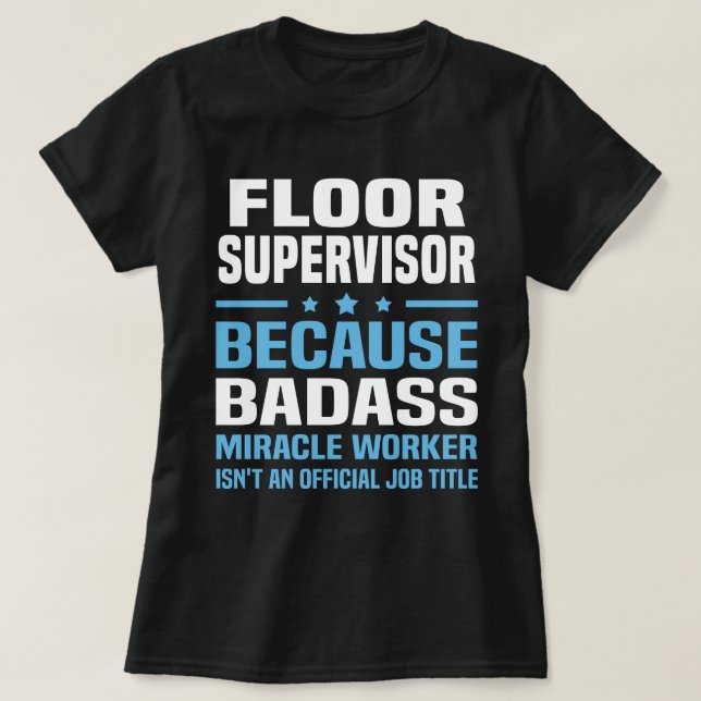 Camiseta Supervisor de planta (Diseño del anverso)